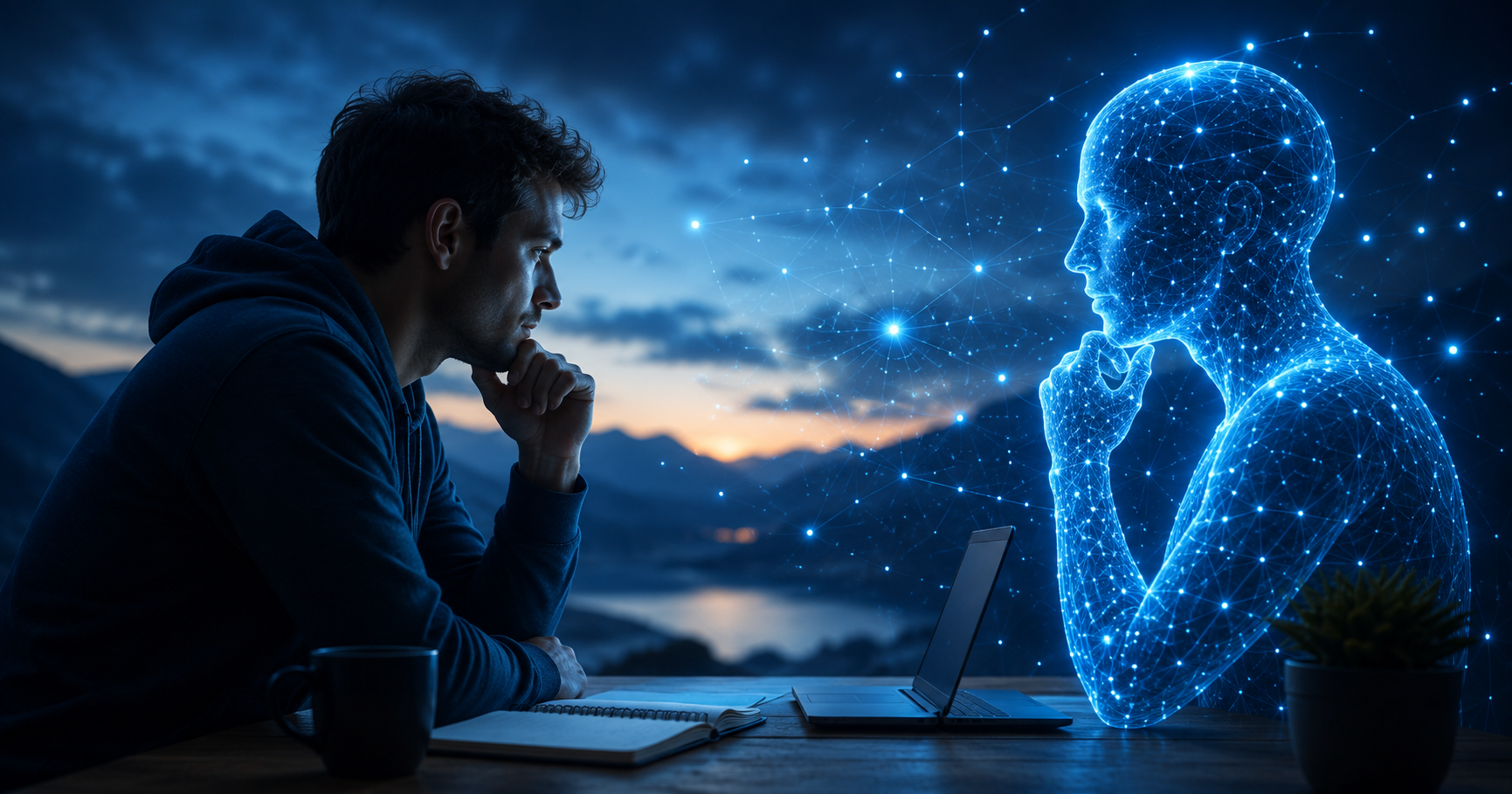 AI acting as a thinking partner to support clearer thinking, better decisions and personal growth